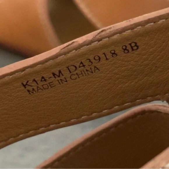 Cole Haan Phira Mule Heels Leather Open Toe Shoes Size 8 - Picture 8 of 14